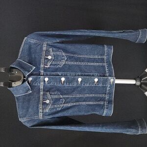 Levi's - Women's -Dark Blue Denim Jacket - Size S